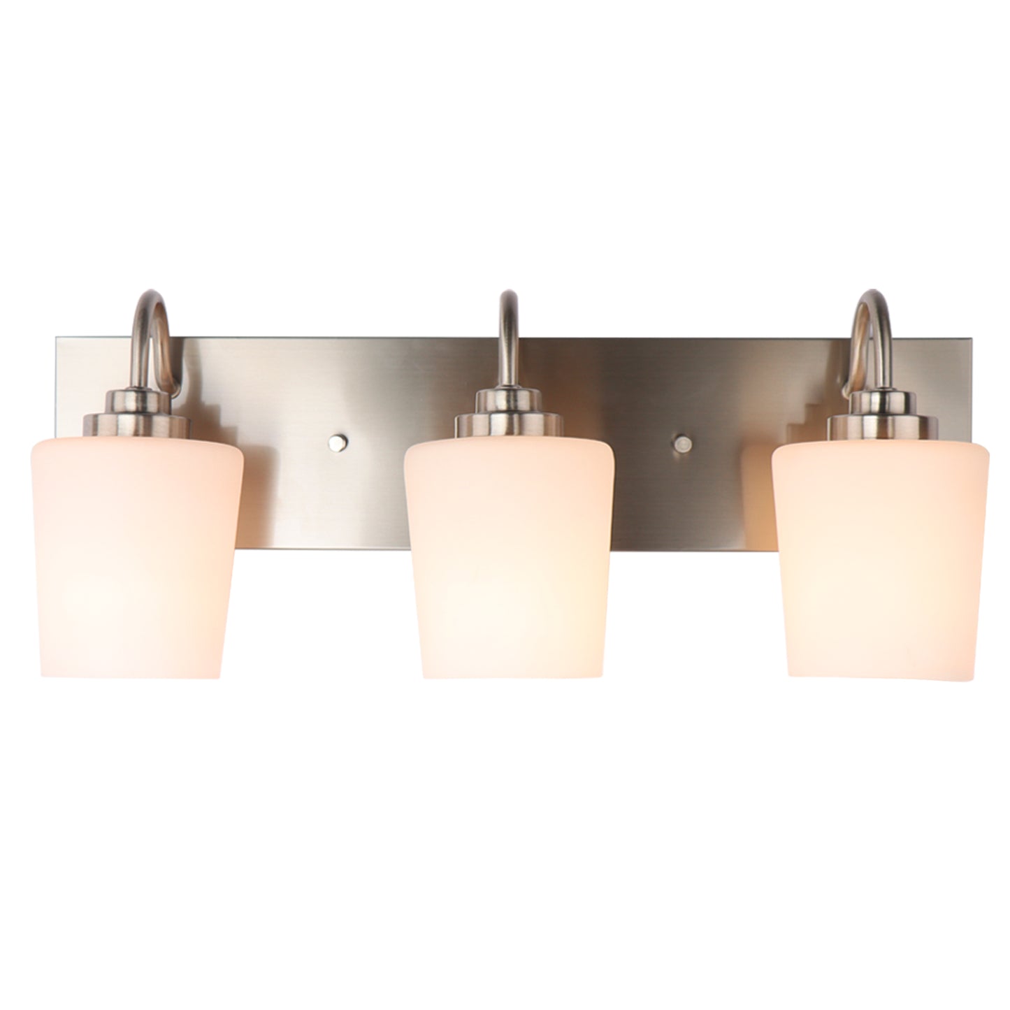 Modern Gold Vanity Lighting Fixture, Mirror 4 Lights, Wall Sconce with Frosted Glass for Bathroom, Hallway, Bedroom with E26 Socket