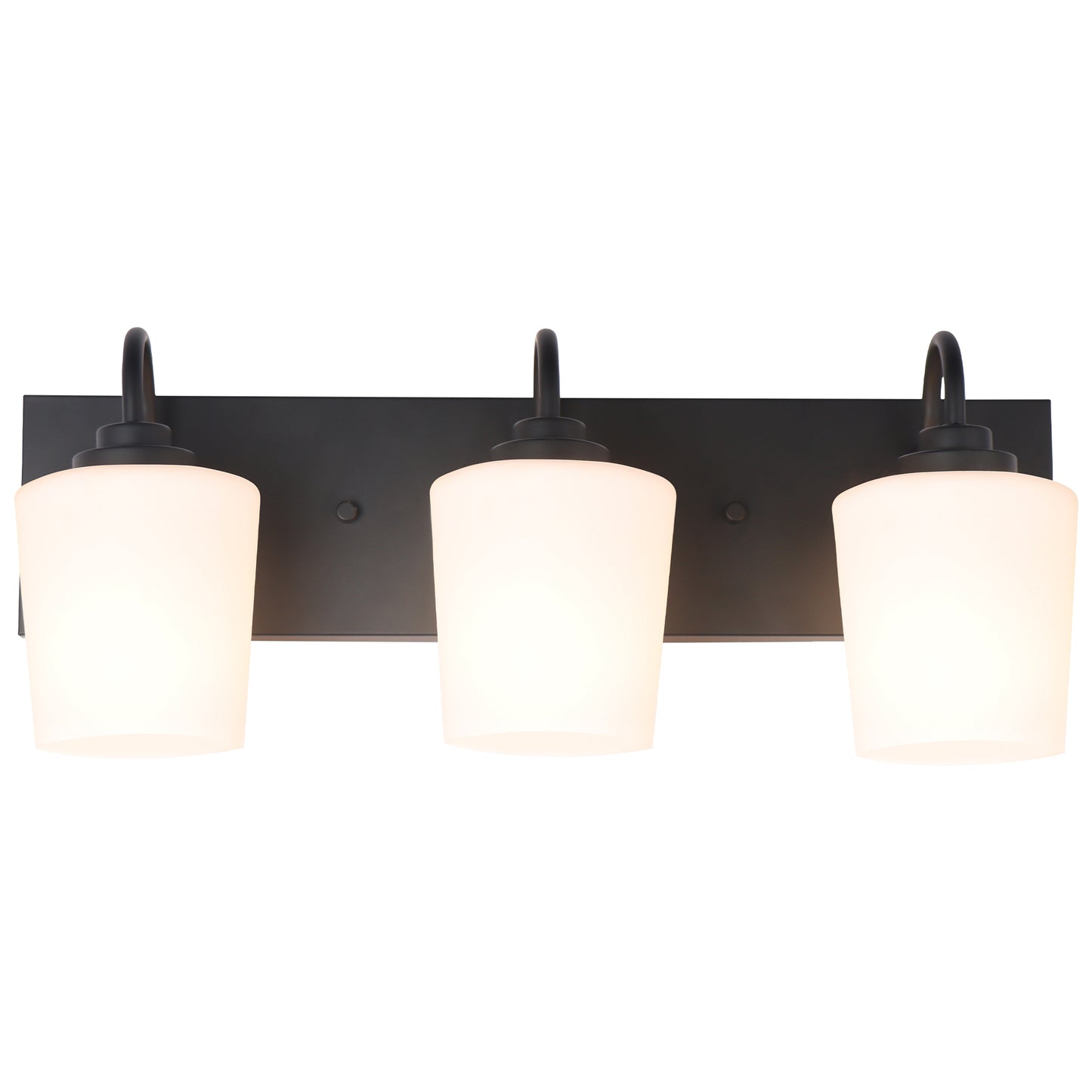 Modern Gold Vanity Lighting Fixture, Mirror 4 Lights, Wall Sconce with Frosted Glass for Bathroom, Hallway, Bedroom with E26 Socket