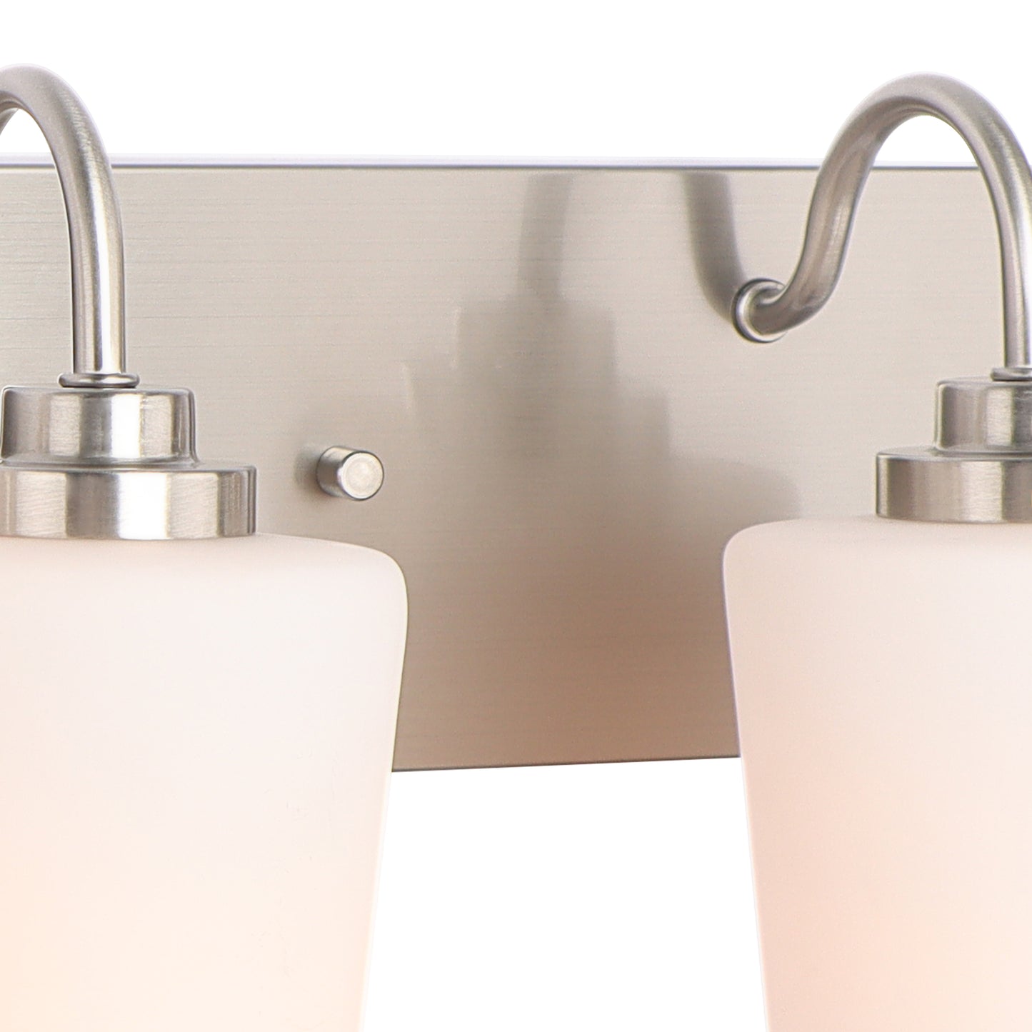 Modern Gold Vanity Lighting Fixture, Mirror 4 Lights, Wall Sconce with Frosted Glass for Bathroom, Hallway, Bedroom with E26 Socket