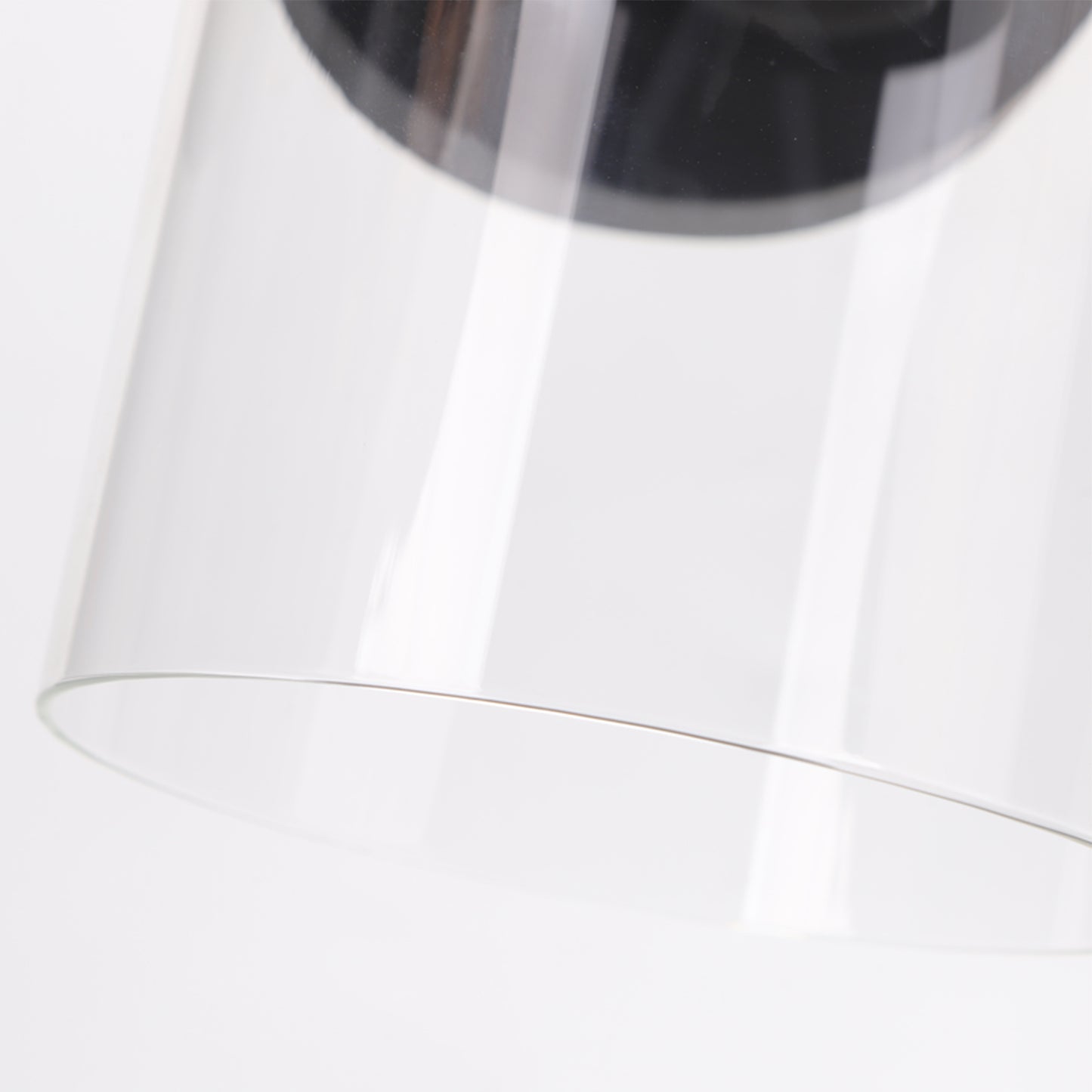 LMLMD Modern Black Vanity Light Fixture - 1 Light Bathroom Wall Lamp with Clear Glass, Perfect for Over Mirror, Hallway, or Bedroom with E26 Socket