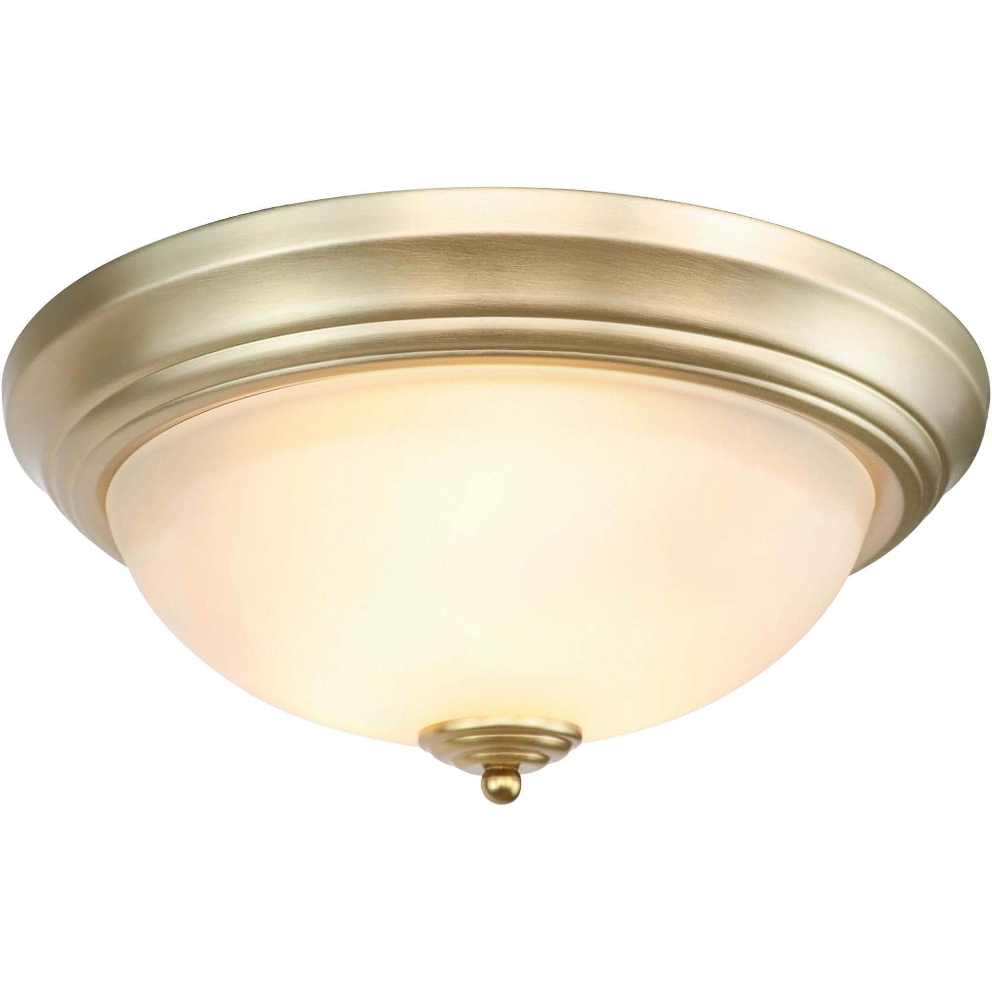 LMLMD Gold Ceiling Light Fixture 11 Inch Flush Mount Ceiling Light 2- Light Modern Ceiling Light for Bedroom Bathroom Entry Hallway Living Room Closet Kitchen
