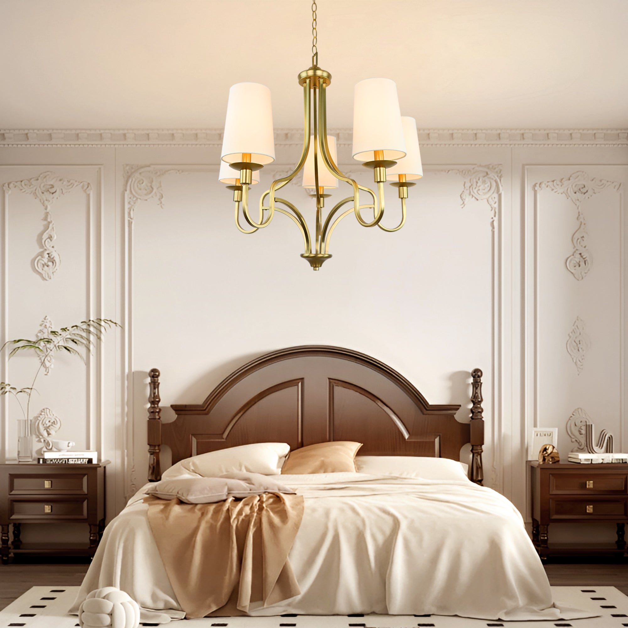LMLMD Vintage Minimalist Ceiling Light for Home Decoration and Lighting, Home Lights, Gold and Black