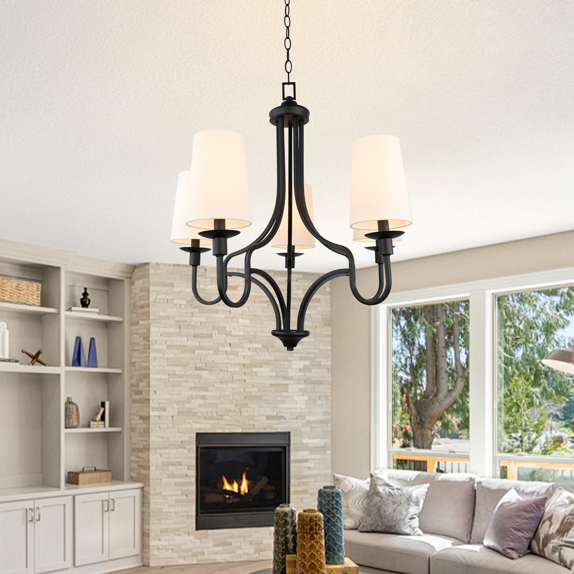 LMLMD Vintage Minimalist Ceiling Light for Home Decoration and Lighting, Home Lights, Gold and Black
