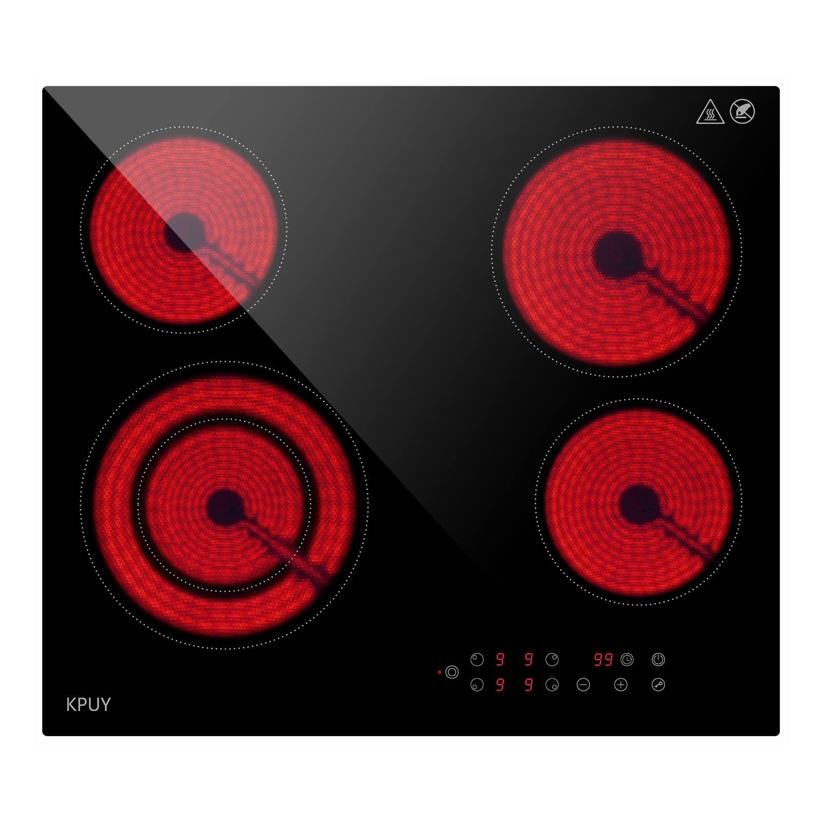 KPUY 4 Burner Electric Cooktop