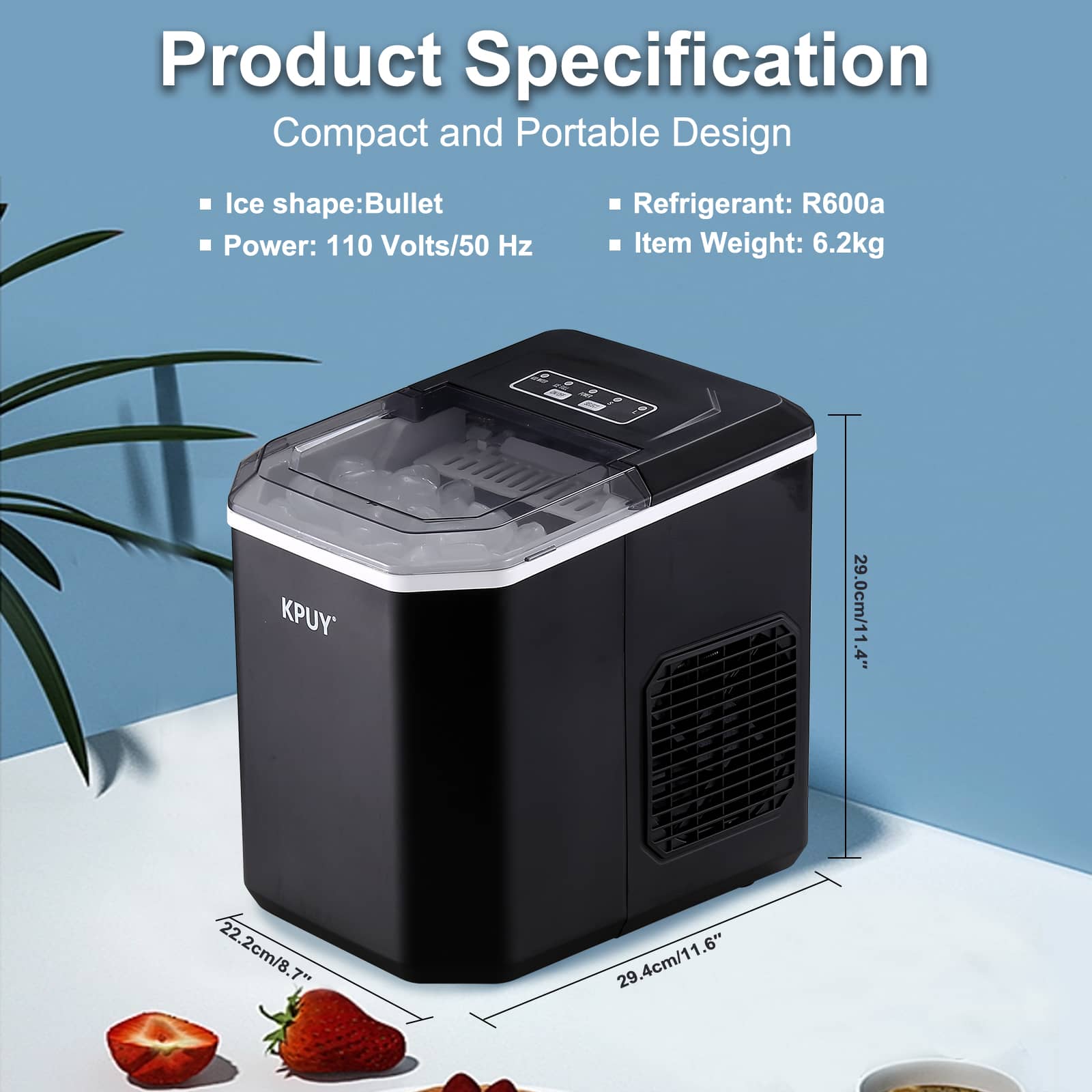 KPUY Ice Maker Machine