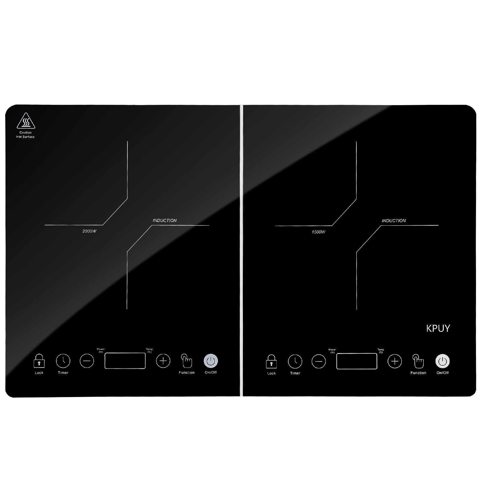 KPUY Portable Double Induction Hob