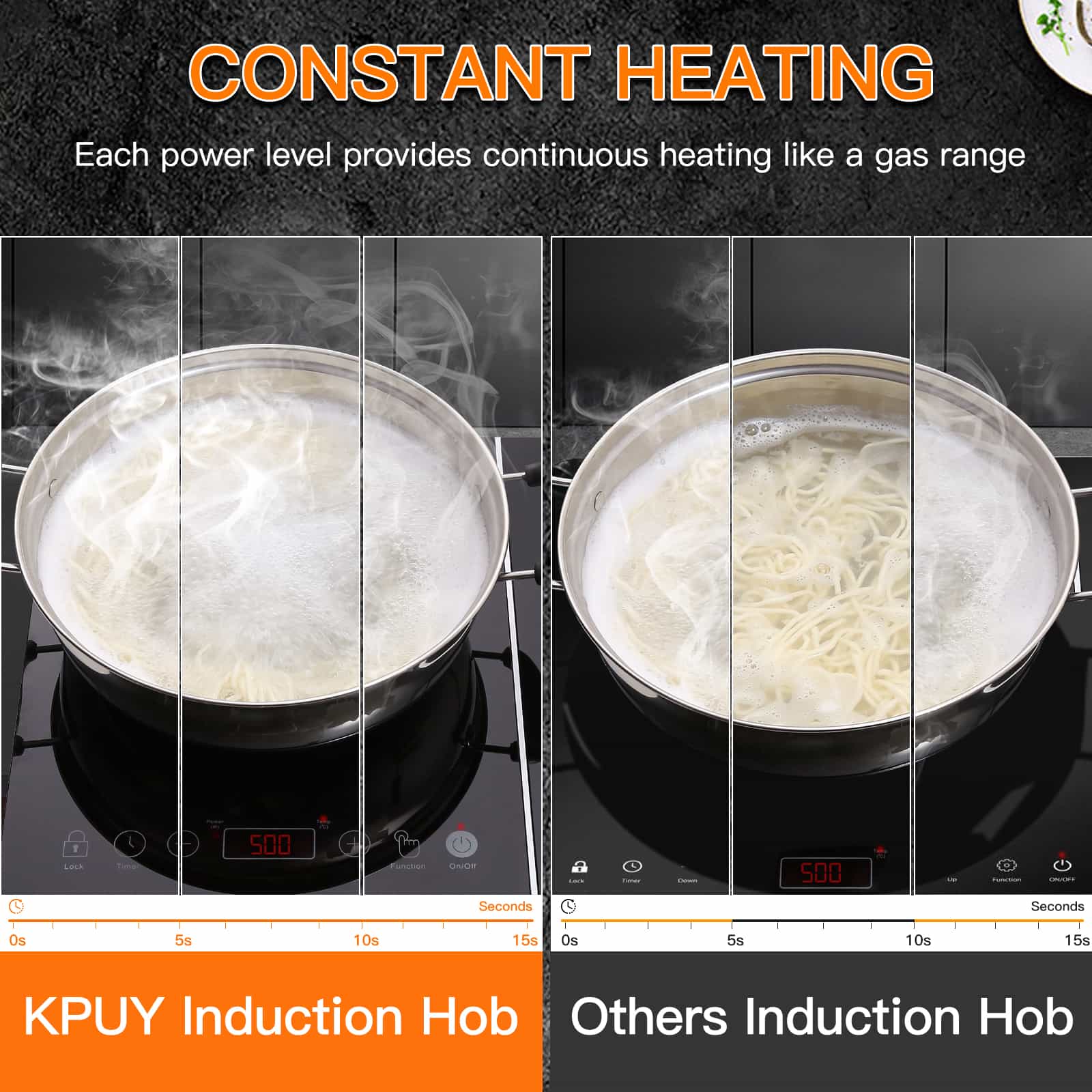 KPUY Portable Double Induction Hob