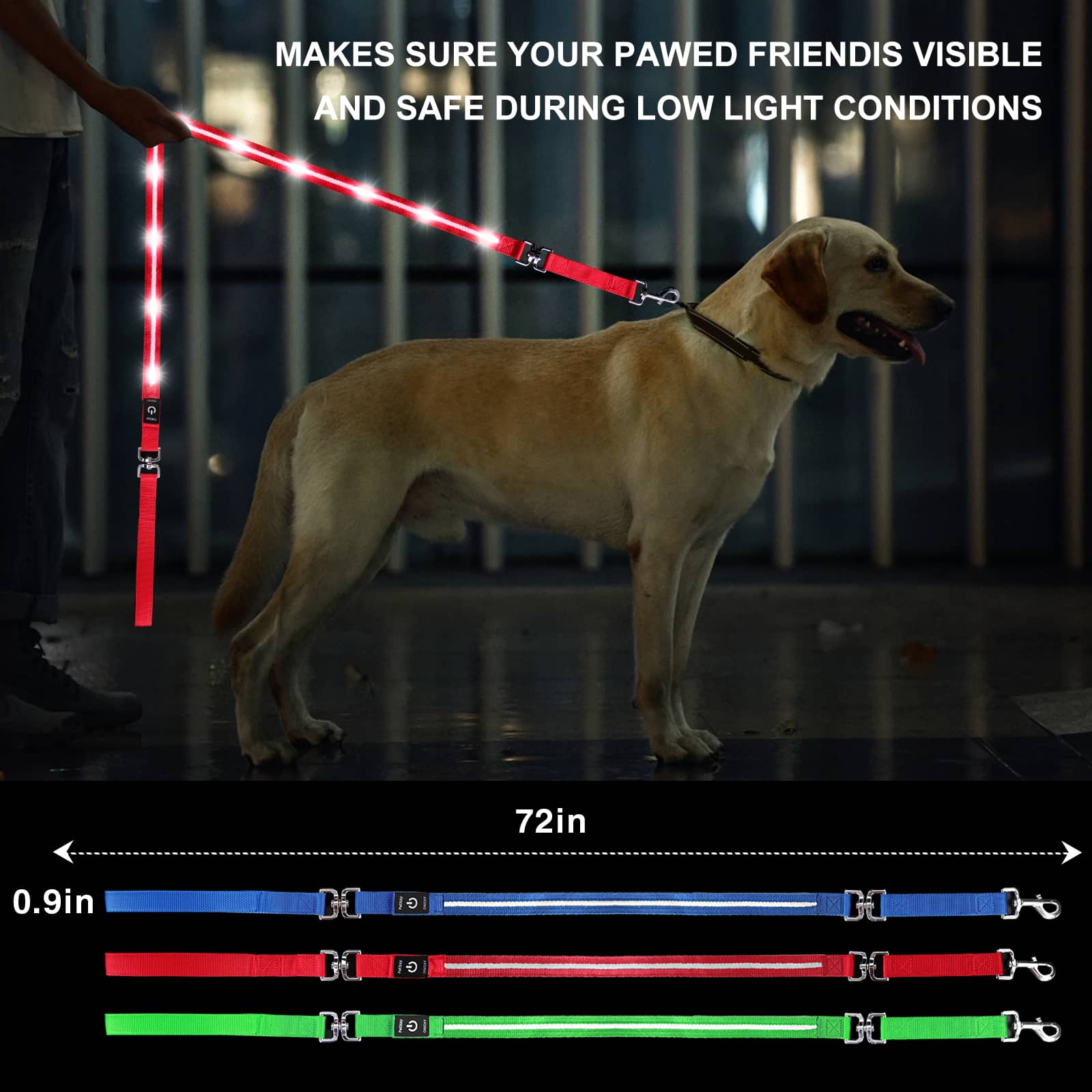 PetIsay Light up Dog Leash