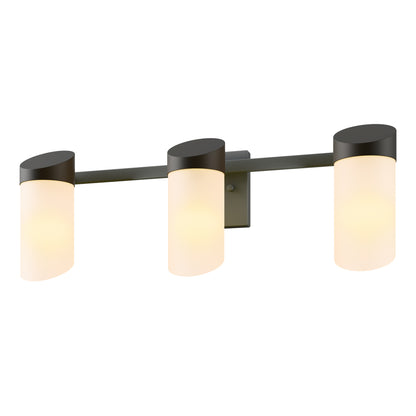Bathroom Vanity Light Fixtures, 3 Light Modern Gold Vanity Lighting Fixtures, Lighting Fixtures Over Mirror, Wall Sconce with Glass for Hallway, Bedroom with E26 Socket